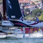 The Extreme Sailing Series 2016. Alinghi : Arnaud Psarofaghis, Nicolas Charbonnier,Nils Frei, Yves Detrey, TimothÈ Lapauw. Act 8.Sydney,Australia. 8th-11th December 2016. Credit - Jesus Renedo/Lloyd Images